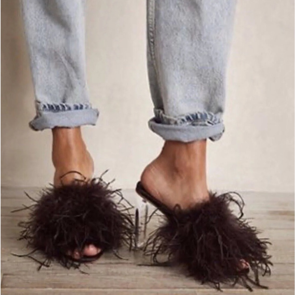 Free People x Jeffrey Campbell Daisy Heels Taupe